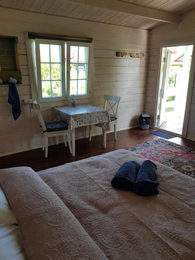 Campsite 37A - Wooden Cabins Karklė Dış mekan fotoğraf