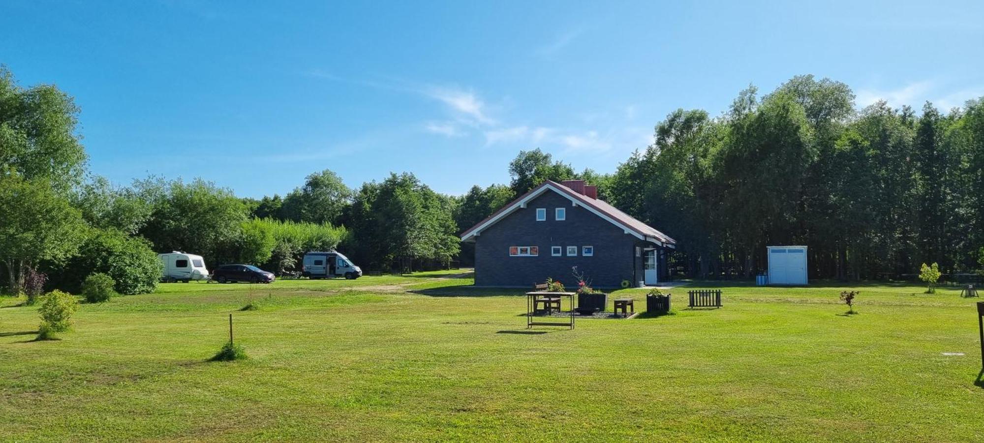 Campsite 37A - Wooden Cabins Karklė Dış mekan fotoğraf