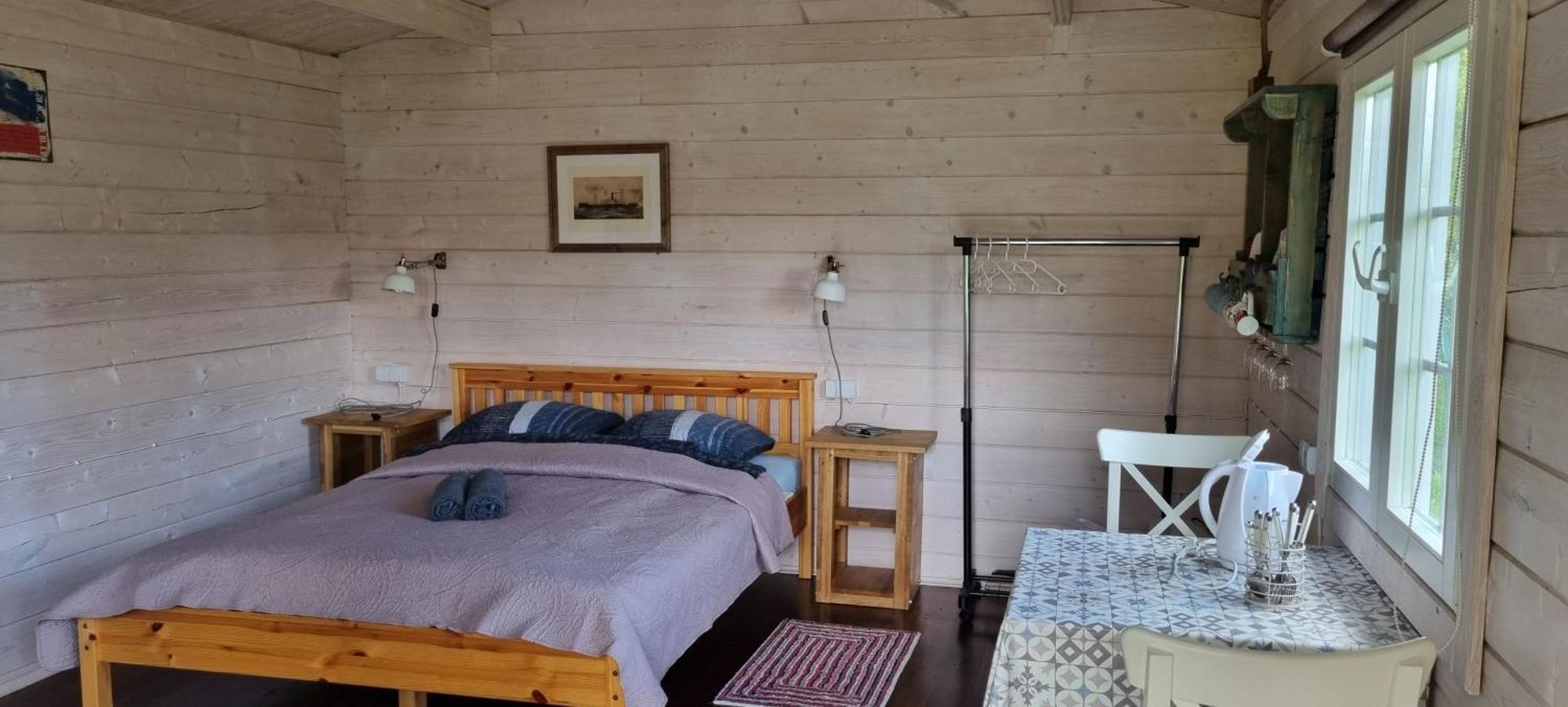 Campsite 37A - Wooden Cabins Karklė Dış mekan fotoğraf