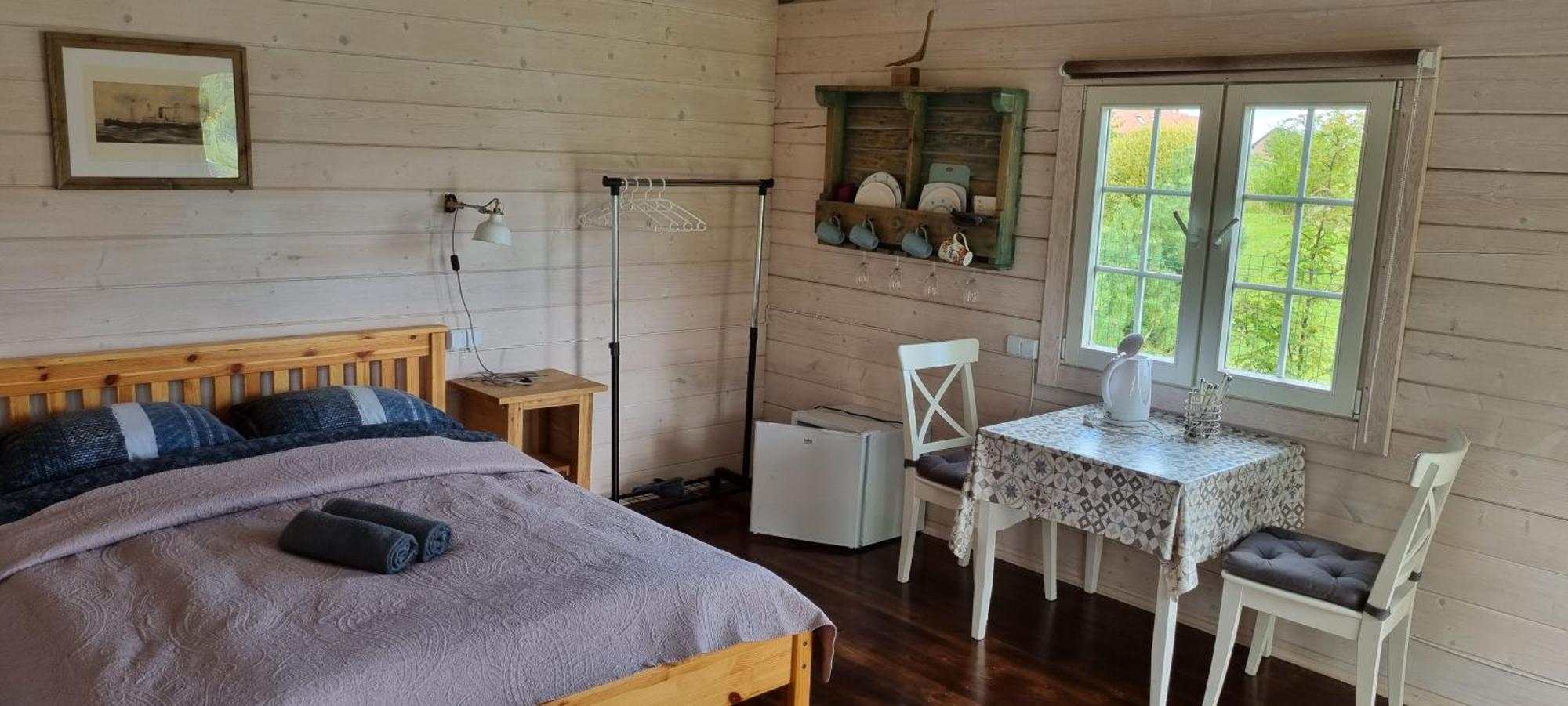Campsite 37A - Wooden Cabins Karklė Dış mekan fotoğraf